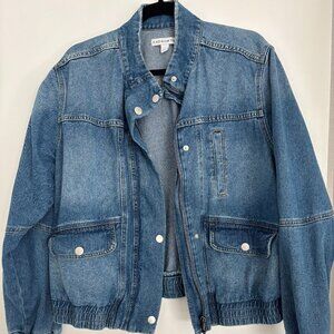 Denim Bomber Jacket
